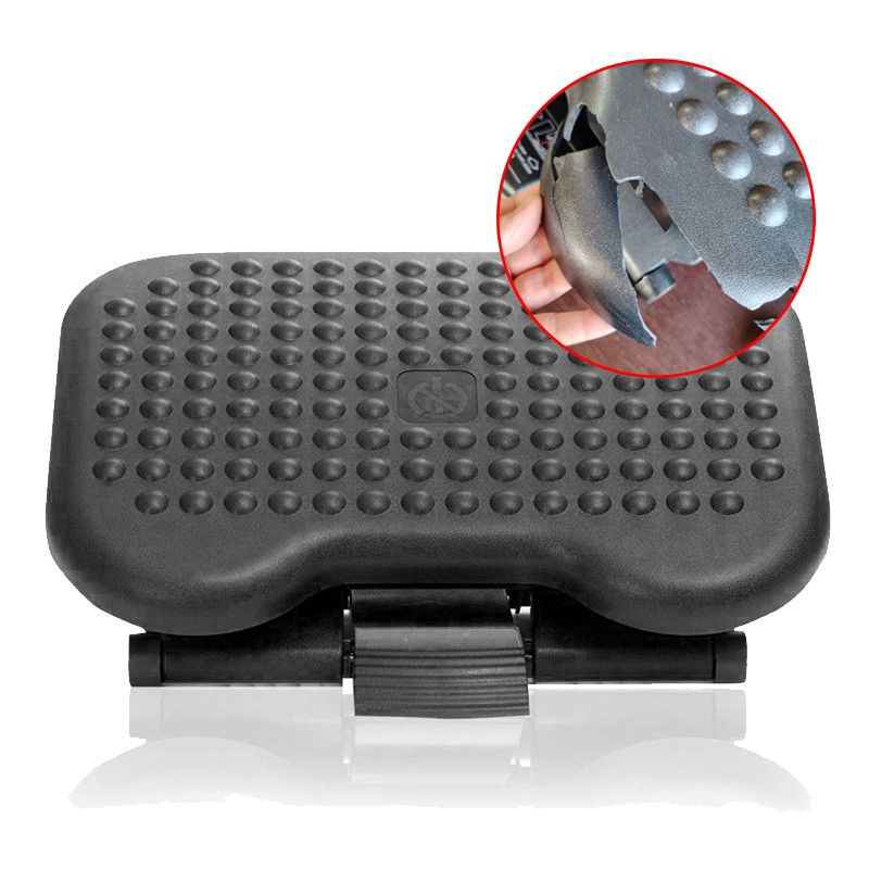 Suport ergonomic pentru picioare, antiderapant, inaltime reglabila, postura comoda birou, RESIGILAT - imagine 20